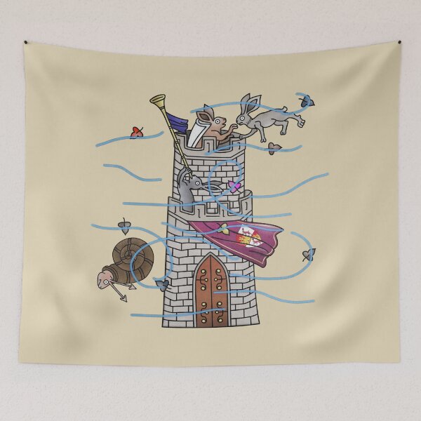 Item preview, Windy day in the kingdom of Marginalia designed and sold by MargiKnights.