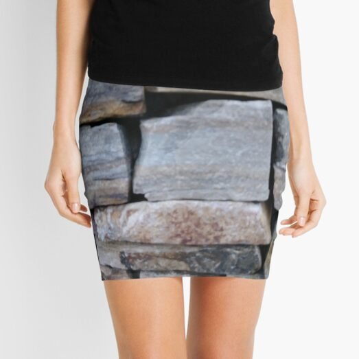 Stone wall Mini Skirt