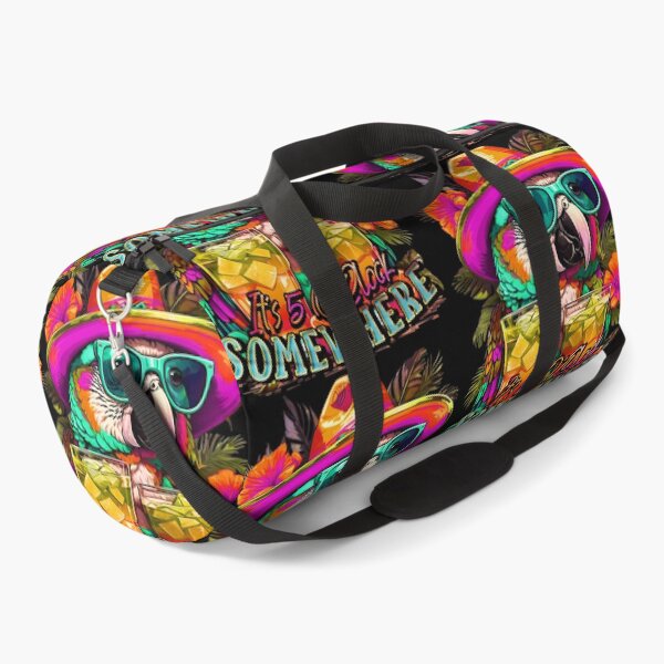 Item preview, It's 5 o'clock somewhere Tropical Parrot Cocktail Sunset designed and sold by MindWave THC.