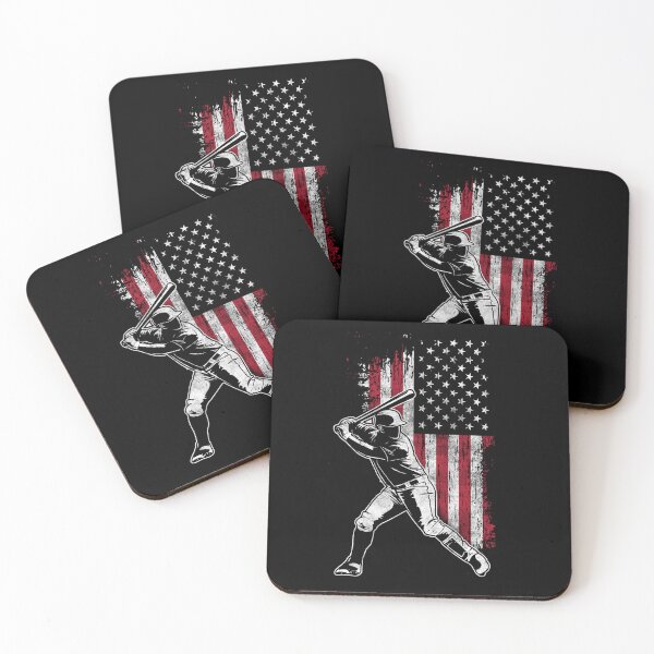 Item preview, American Flag Patriotic Baseball Player designed and sold by tshirtexpressiv.