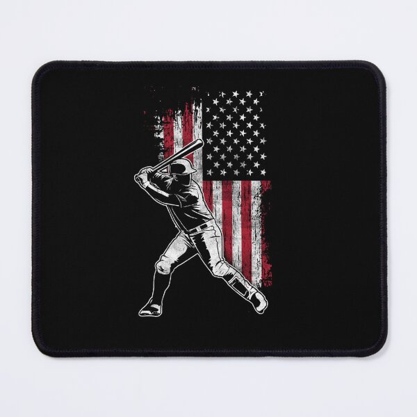 Item preview, American Flag Patriotic Baseball Player designed and sold by tshirtexpressiv.