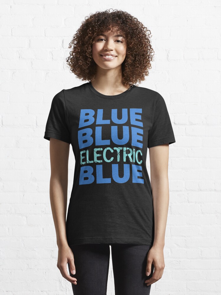 electric blue t shirt ladies