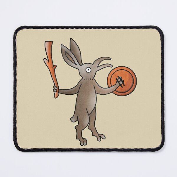 Item preview, Medieval Marginalia Rabbit Bird Hybrid designed and sold by MargiKnights.