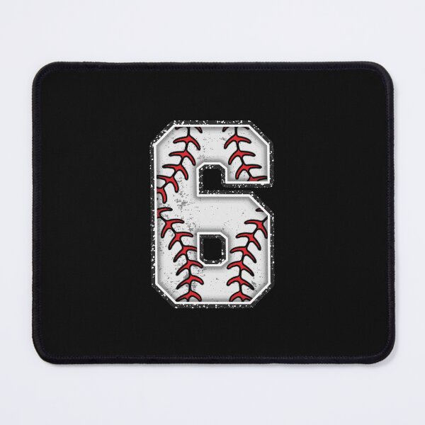 Item preview, baseball number 6 designed and sold by creativechaster.