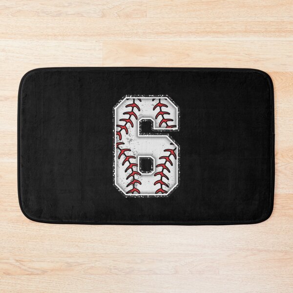 Item preview, baseball number 6 designed and sold by creativechaster.