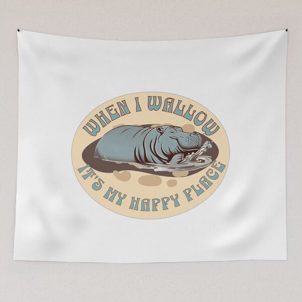 Item preview, when I wallow it's my happy place designed and sold by BritishDelights.