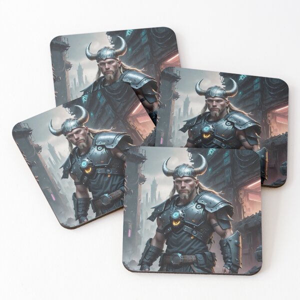 Item preview, Cyberpunk Viking Warrior designed and sold by Marcicev-Bojan.