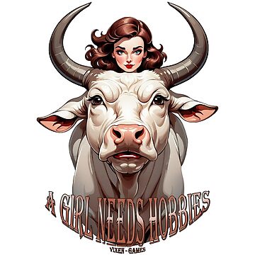 Artwork thumbnail, A Girl Needs Hobbies Hotwife Bull rider White Bull  by Vixen-Games