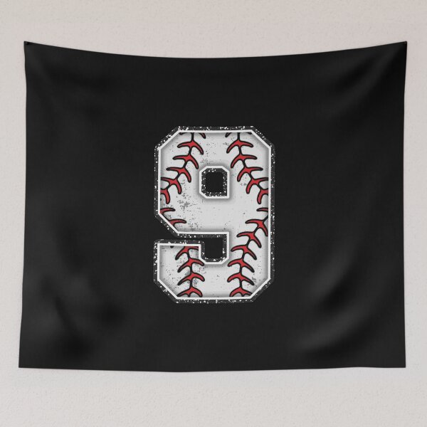 Item preview, baseball number 9 designed and sold by creativechaster.