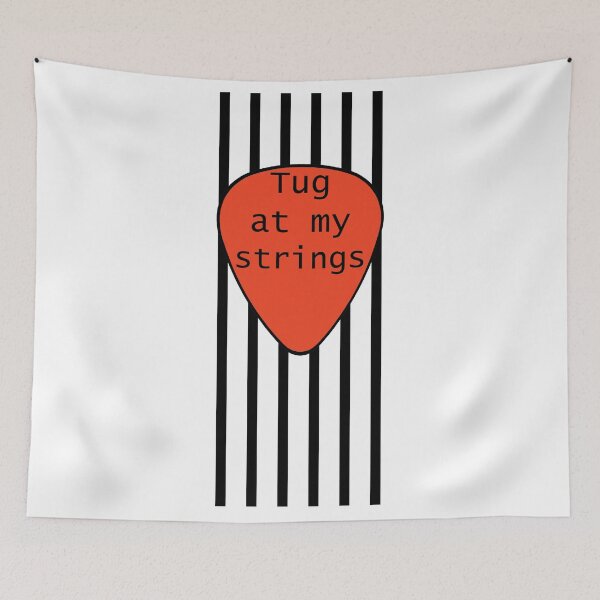 Item preview, Tug at my strings guitar plectrum design designed and sold by GetItGiftIt.