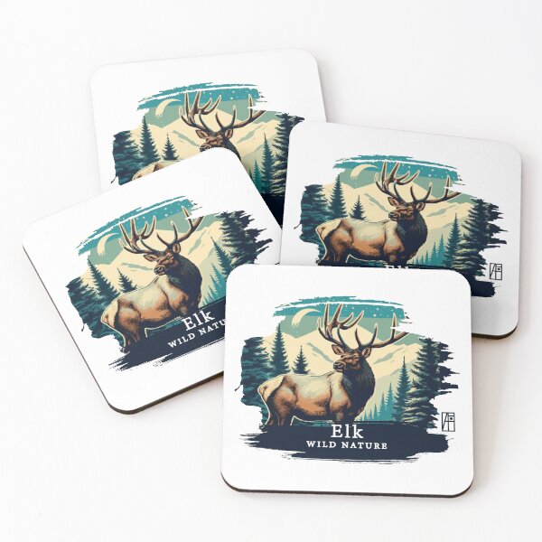 Item preview, Elk - WILD NATURE - ELK -2 designed and sold by ArtProjectShop.
