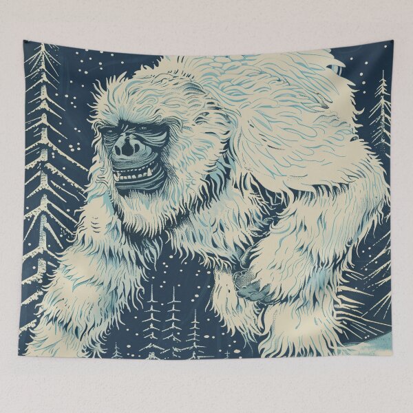 Item preview, Yeti Block Print designed and sold by wyntera.