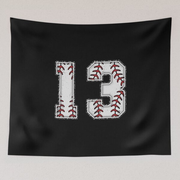 Item preview, baseball number 13 designed and sold by creativechaster.