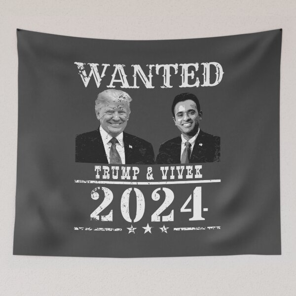 Item preview, WANTED Trump & Vivek 2024 designed and sold by Decamegashop.