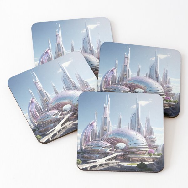 Item preview, Futuristic city designed and sold by jsebouvi.