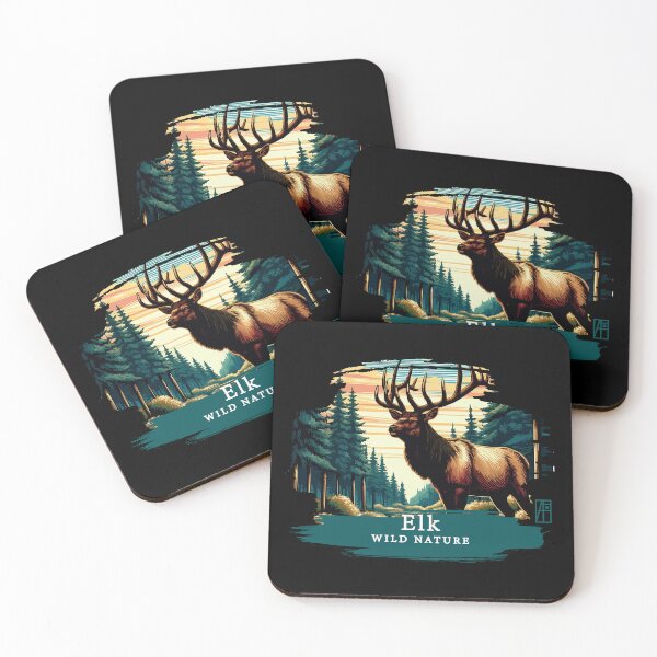 Item preview,  Elk - WILD NATURE - ELK -7 designed and sold by ArtProjectShop.