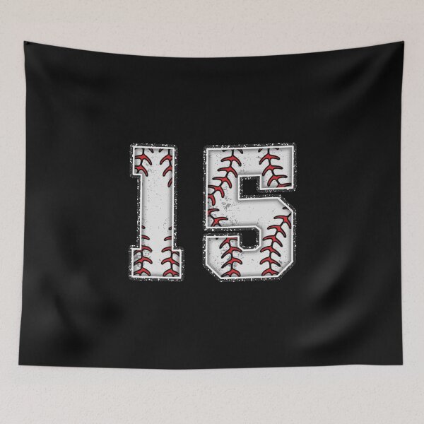 Item preview, baseball number 15 designed and sold by creativechaster.