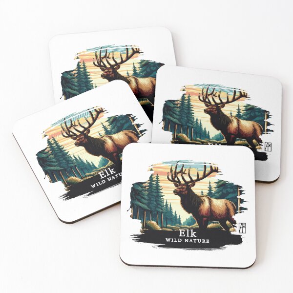 Item preview, Elk - WILD NATURE - ELK -8 designed and sold by ArtProjectShop.