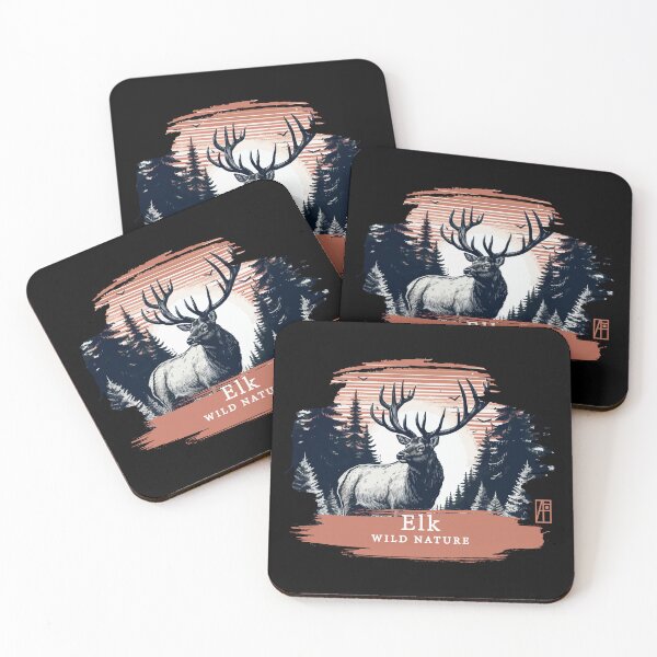 Item preview, Elk - WILD NATURE - ELK -11 designed and sold by ArtProjectShop.