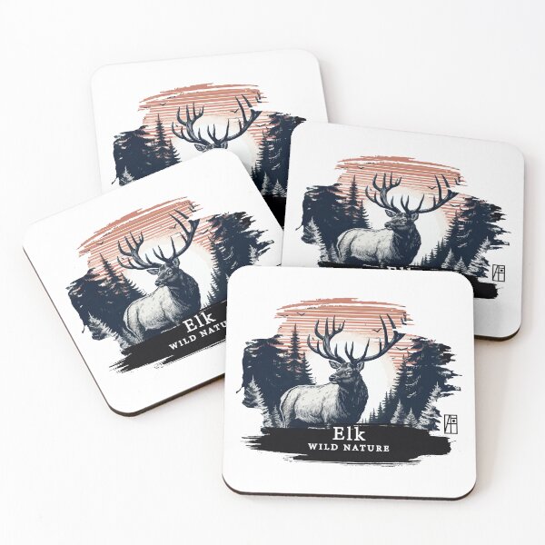 Item preview, Elk - WILD NATURE - ELK -12 designed and sold by ArtProjectShop.