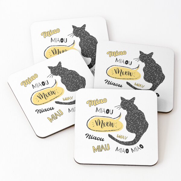 Item preview, Cat noises: Meow in different languages - funny gifts for cat lovers designed and sold by alczar.