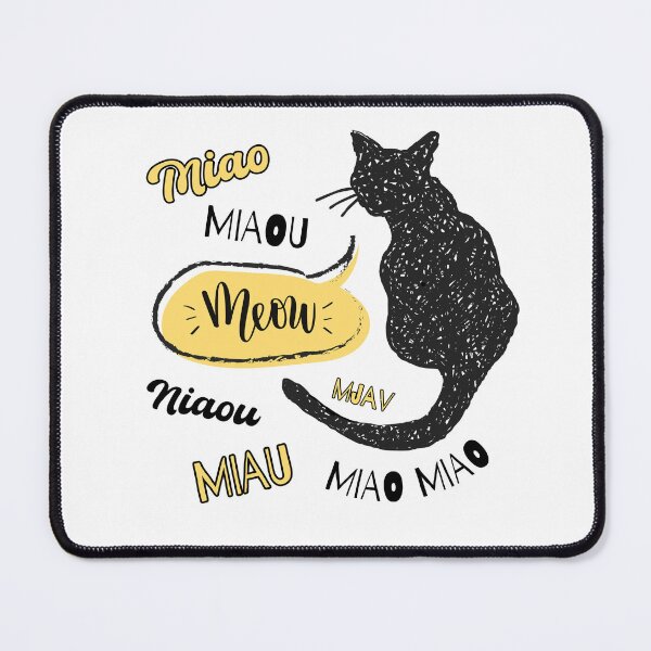 Item preview, Cat noises: Meow in different languages - funny gifts for cat lovers designed and sold by alczar.