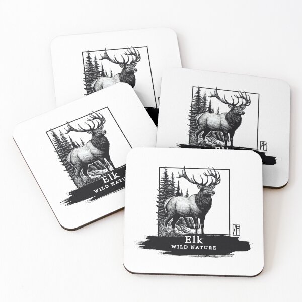 Item preview, Elk - WILD NATURE - ELK -14 designed and sold by ArtProjectShop.