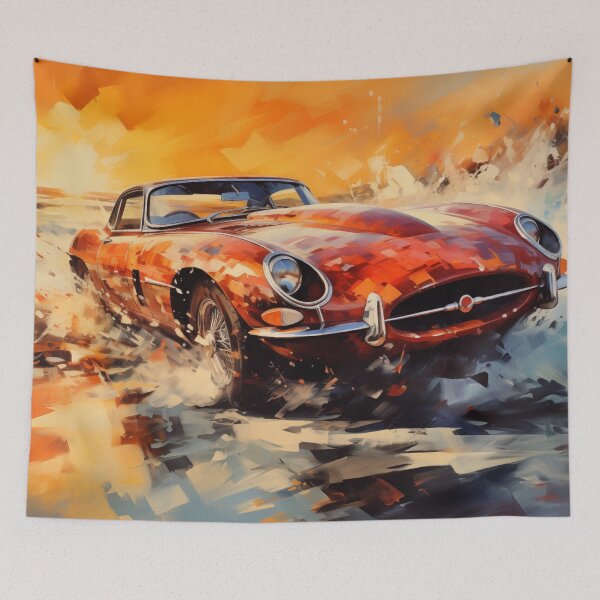 Item preview, "JAGUAR E-TYPE SERIA 2 COUPE: The Vermilion Voyage" designed and sold by Hasyavana.