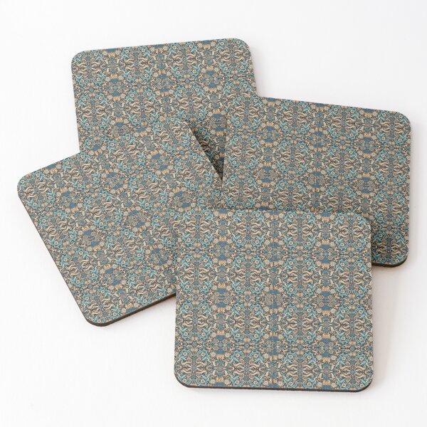 Item preview, Baroque Elegance in Teal Tapestry designed and sold by FarBeyound.