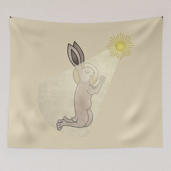 Item preview, Medieval Marginalia Rabbit Epiphany designed and sold by MargiKnights.