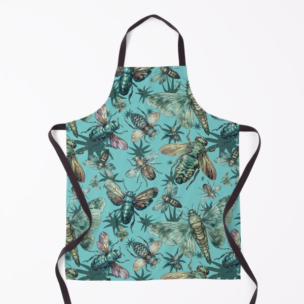 Item preview, Cicada pattern Insect Enthusiasts entomology blue designed and sold by AlchemyColor.