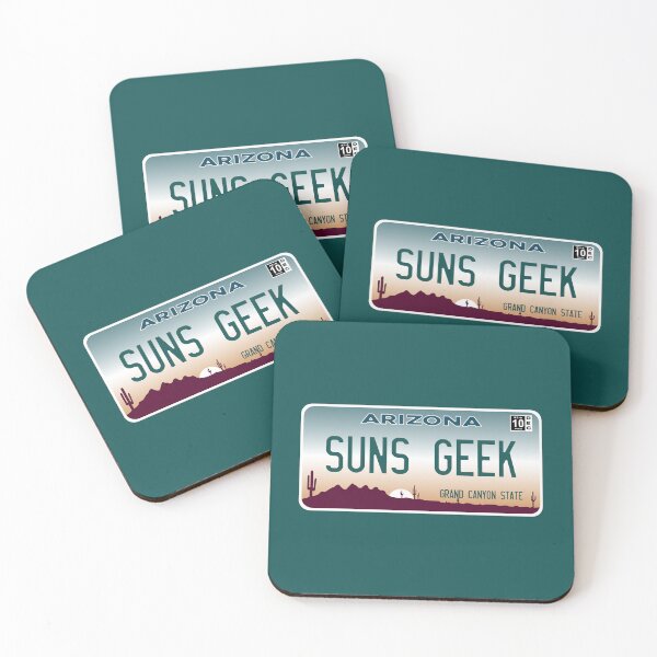 Item preview, Suns Geek AZ License Plate designed and sold by SunsJAMSession.