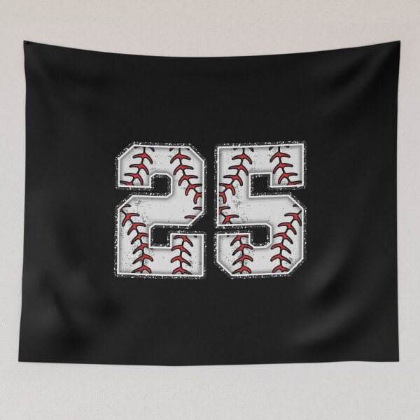 Item preview, baseball number 25 designed and sold by creativechaster.
