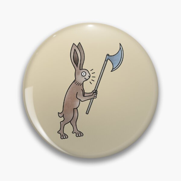 Item preview, Medieval Marginalia Rabbit Psycho designed and sold by MargiKnights.
