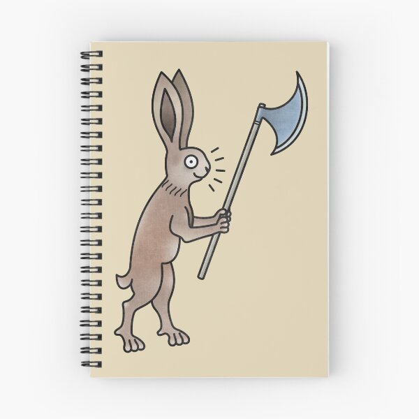 Item preview, Medieval Marginalia Rabbit Psycho designed and sold by MargiKnights.