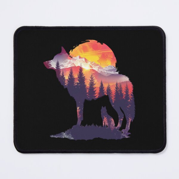 Item preview, Wolf Landscape Nature designed and sold by NicolasGlowArt.