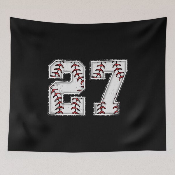 Item preview, baseball number 27 designed and sold by creativechaster.