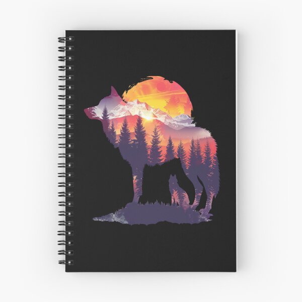 Item preview, Wolf Landscape Nature designed and sold by NicolasGlowArt.