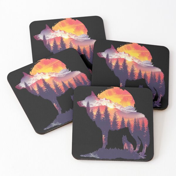 Item preview, Wolf Landscape Nature designed and sold by NicolasGlowArt.
