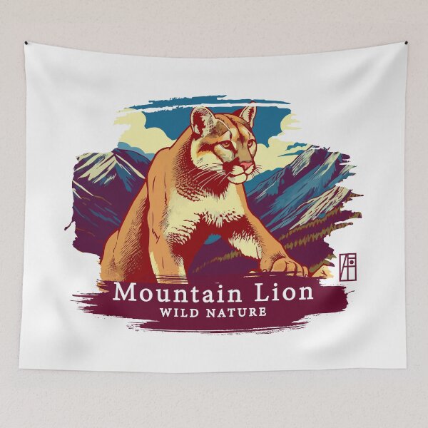 Item preview, Mountain Lion - WILD NATURE - MOUNTAIN LION -8 designed and sold by ArtProjectShop.