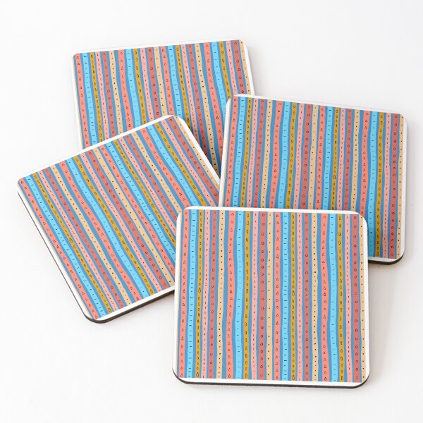 Item preview, Summer stripes for the beach - blue, orange, red, sand designed and sold by naomibroudo.
