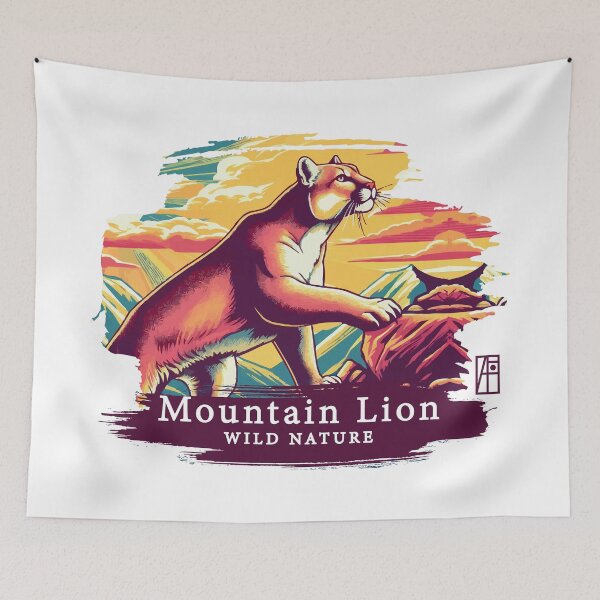 Item preview, Mountain Lion - WILD NATURE - MOUNTAIN LION -10 designed and sold by ArtProjectShop.