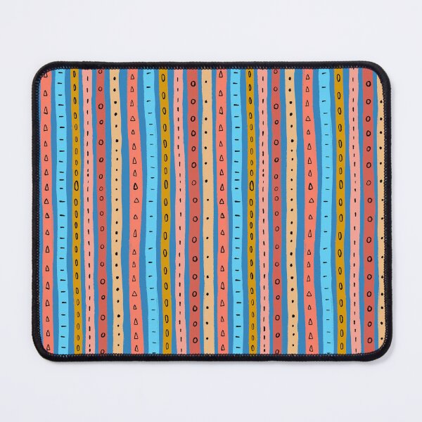 Item preview, Summer stripes for the beach - blue, orange, red, sand designed and sold by naomibroudo.
