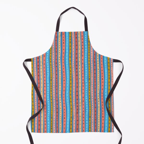 Item preview, Summer stripes for the beach - blue, orange, red, sand designed and sold by naomibroudo.