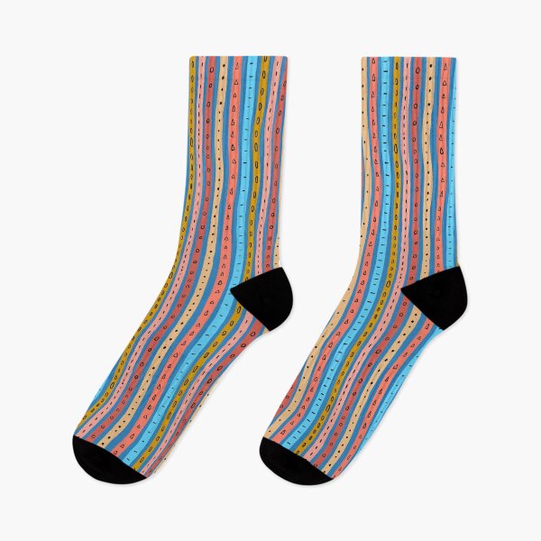 Item preview, Summer stripes for the beach - blue, orange, red, sand designed and sold by naomibroudo.
