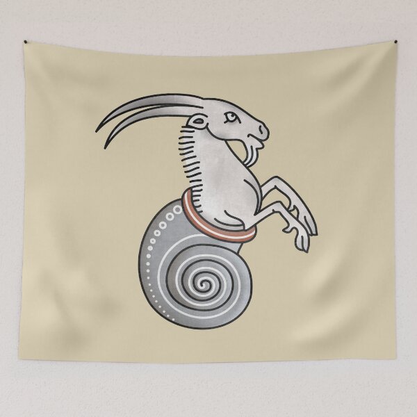Item preview, Medieval Marginalia Goat-Snail designed and sold by MargiKnights.