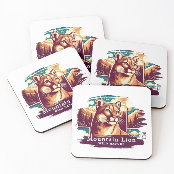 Item preview, Mountain Lion - WILD NATURE - MOUNTAIN LION -12 designed and sold by ArtProjectShop.