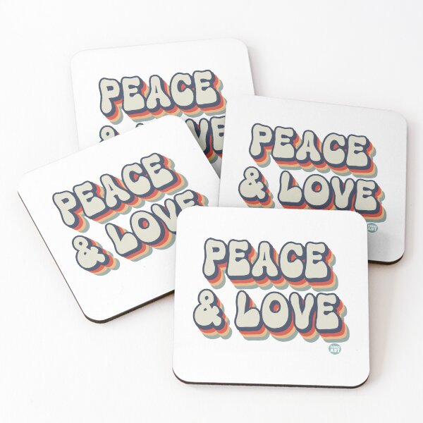 Item preview, PEACE & LOVE RETRO designed and sold by TODD GOLDMAN.