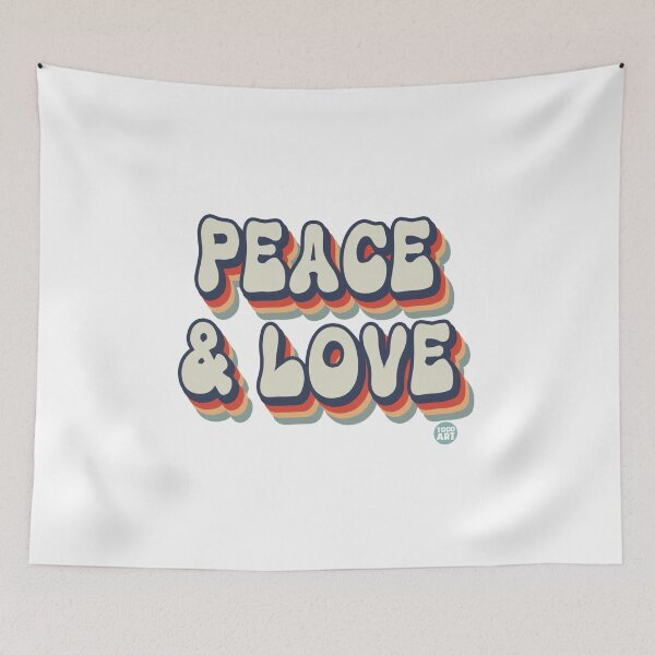 Artikelvorschau, PEACE & LOVE RETRO entworfen und verkauft von TODD GOLDMAN.
