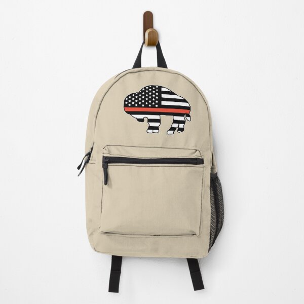 Item preview, Buffalo Thin Red Line Flag Silhouette designed and sold by bamatt30.